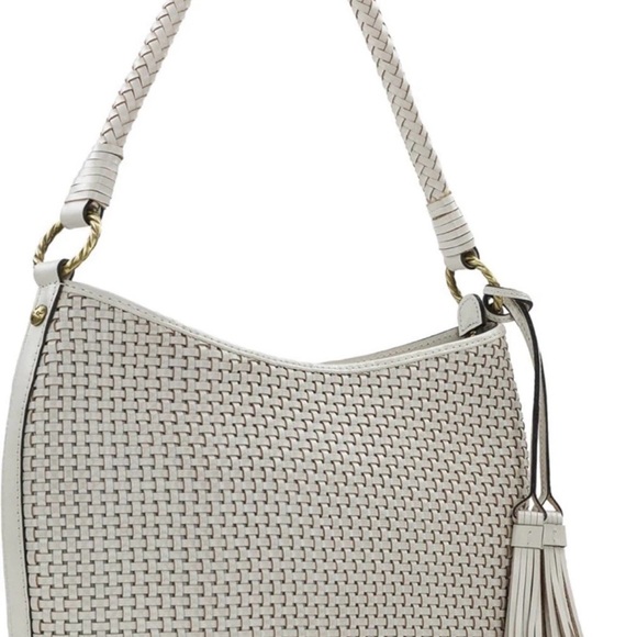 Patricia Nash Cream Woven Crossbody Bag - Picture 4 of 6